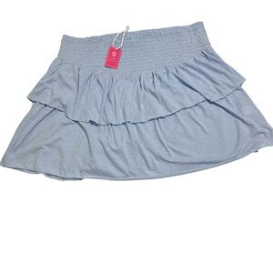 Simply Southern NEW Smocked Waist Tiered skirt  size XXL